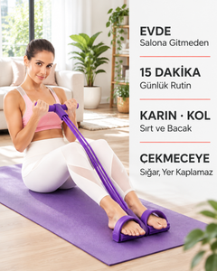 Pedallı Direnç Bandı · Karın ve Kol Egzersiz Aleti