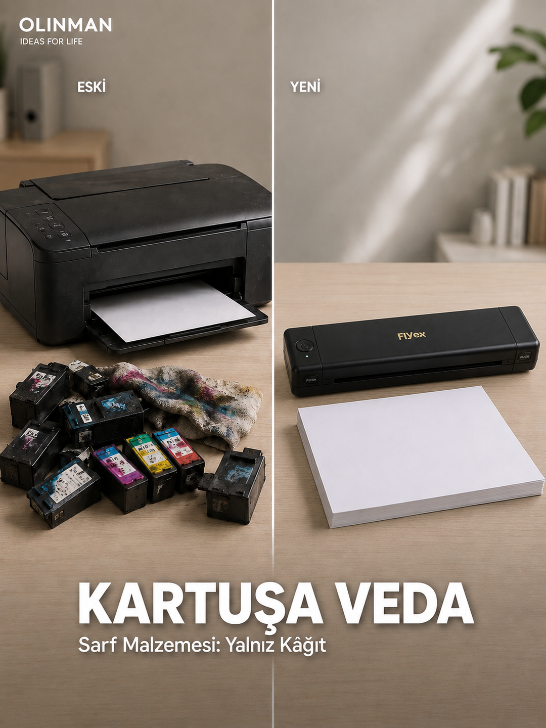 Tasinabilir A4 termal yazici