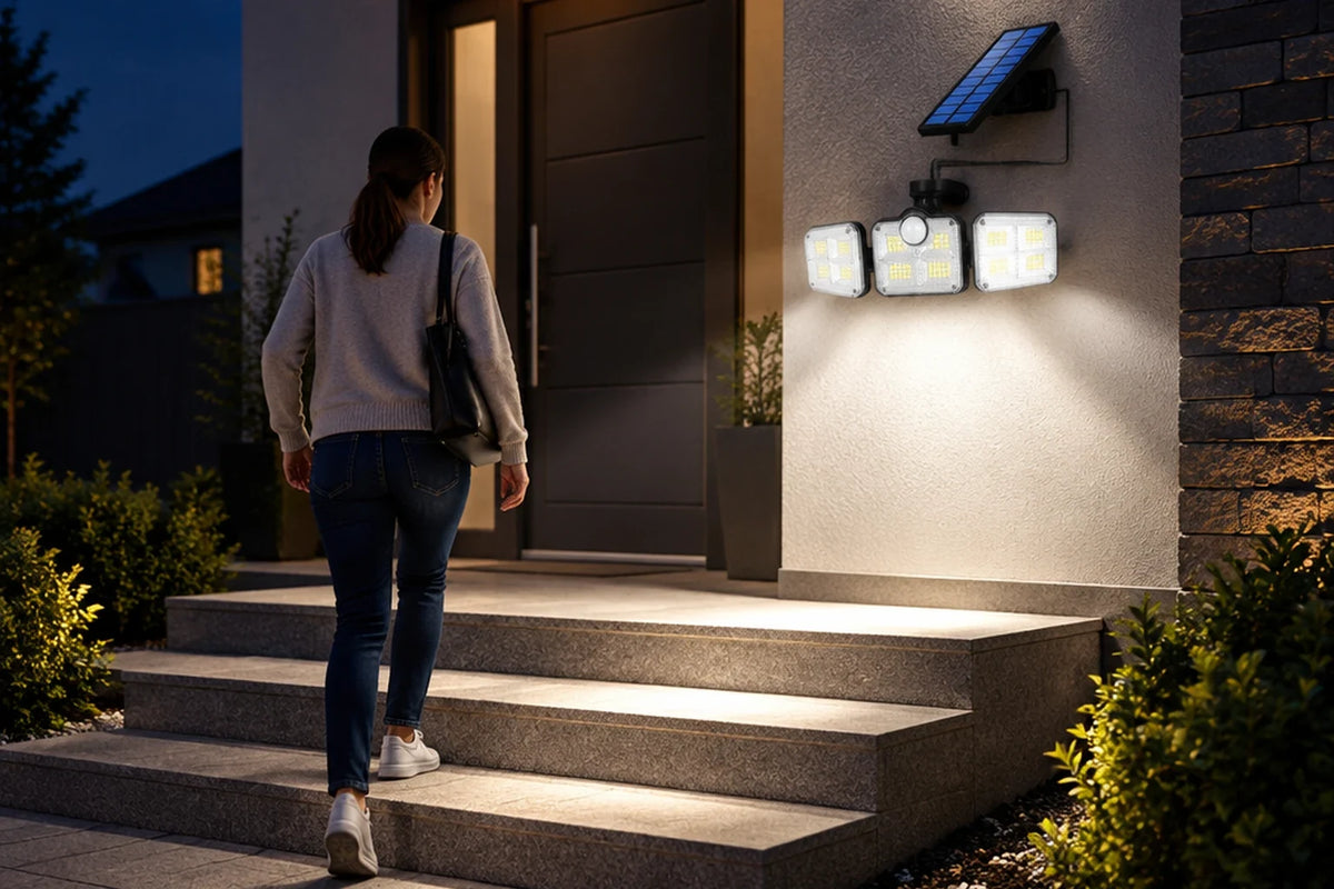 Solar sensörlü bahçe lambası