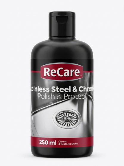 ReCare Stainless Steel & Chrome Polish & Protect 250 ml